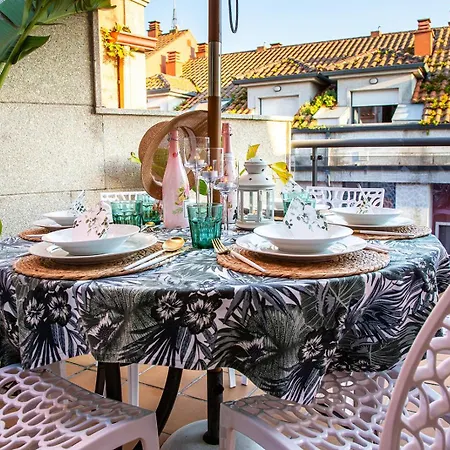 公寓 Bienvenido A Laperla Premium, Exclusivo Atico Con Vistas En El Corazon De Rias Baixas 桑亨霍